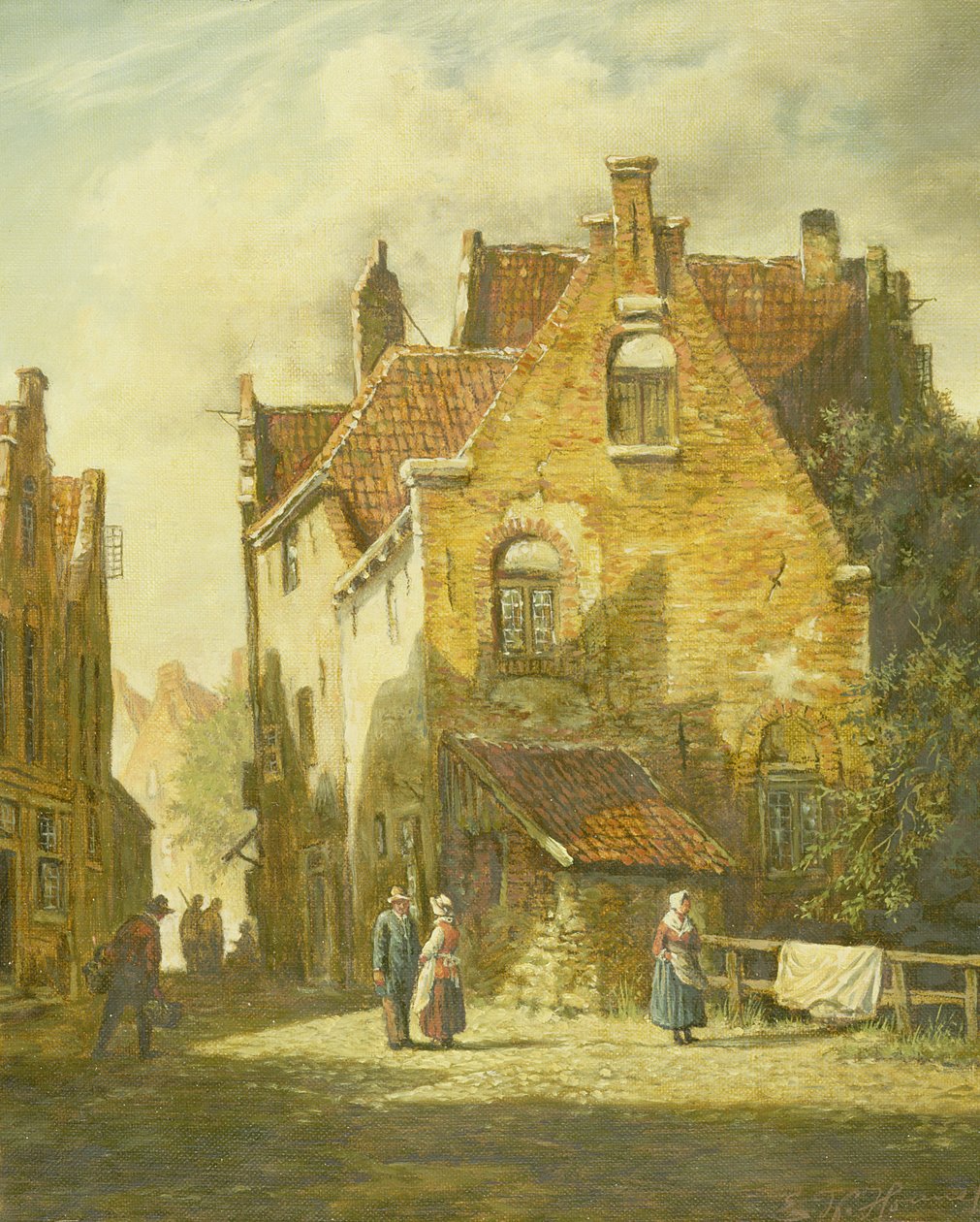 Straßenszene von Ewald Honnef