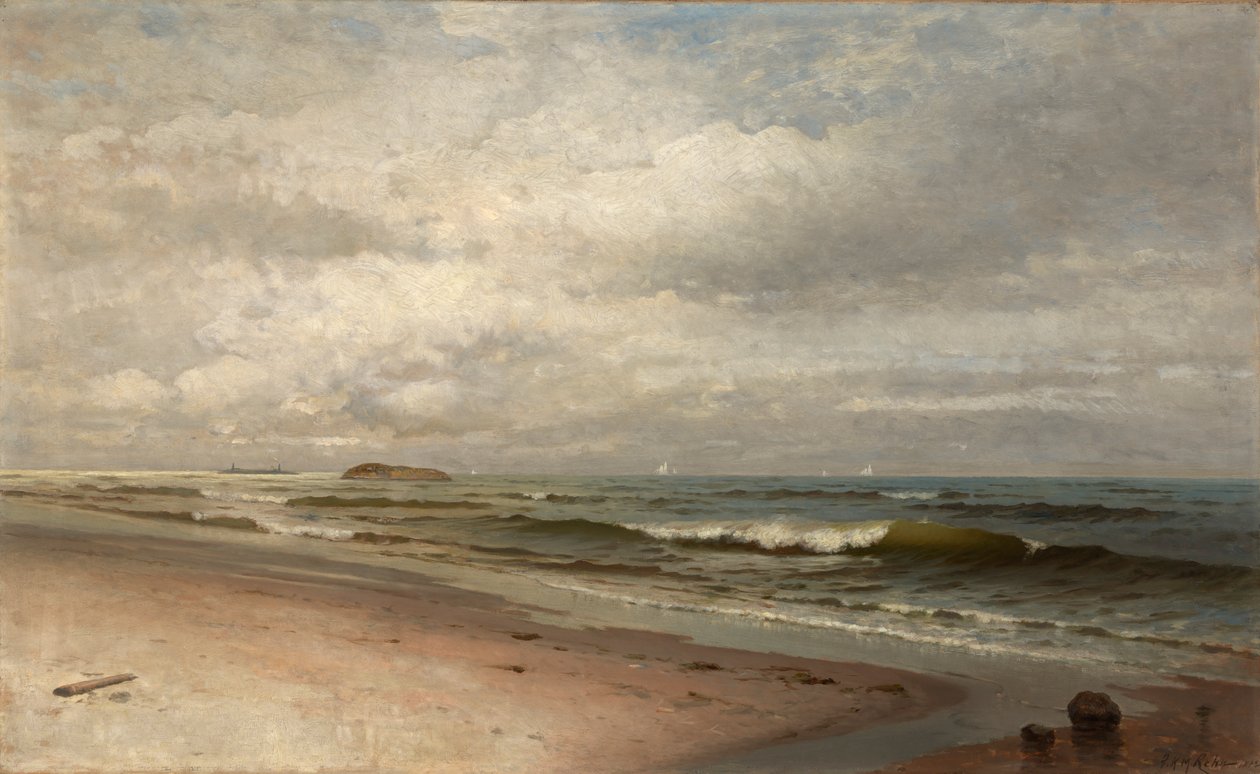 Strand von Bass Rocks, Gloucester, Massachusetts, 1881 von F. K. M. Rehn