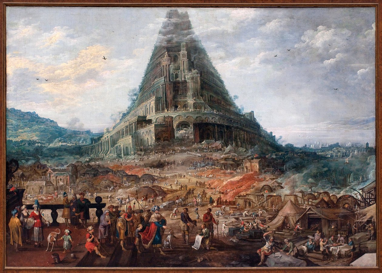 Turmbau zu Babel von F. and Momper J. Francken