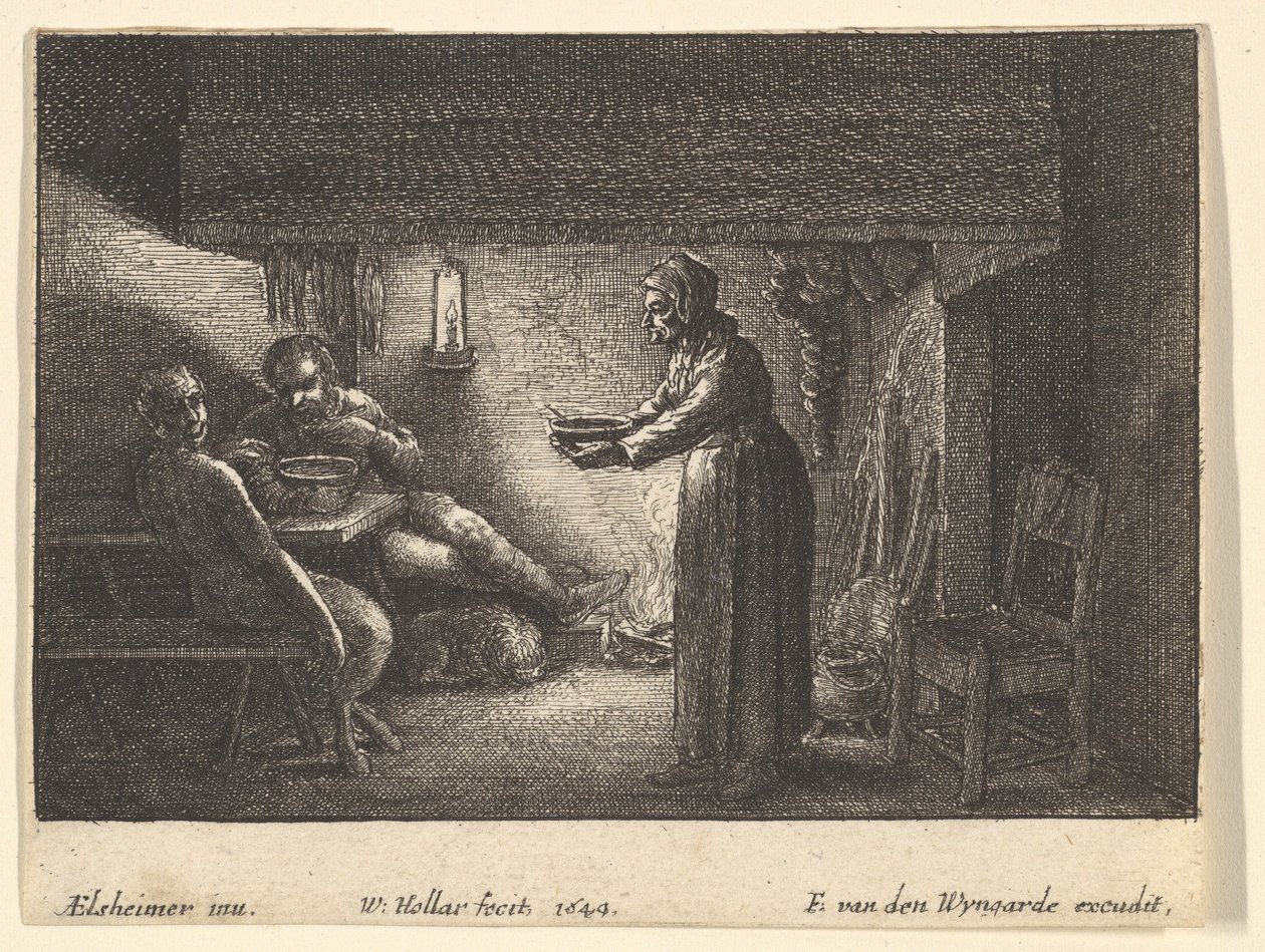 Der Satyr und der Bauer von F van den Wyngarde