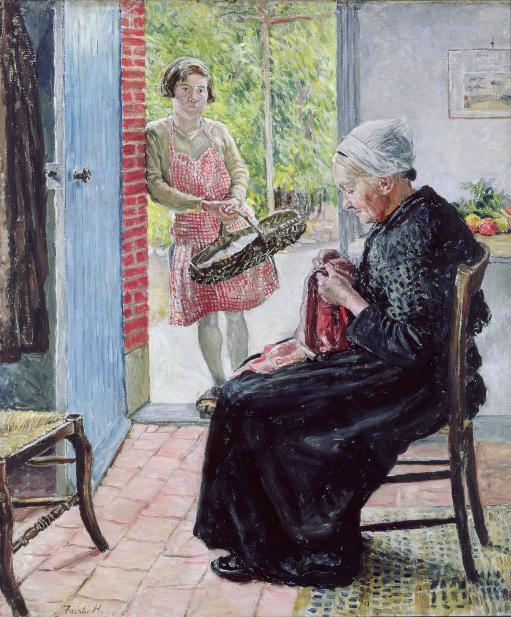 Am Reetdachhaus, 1921 von Fairlie Harmar