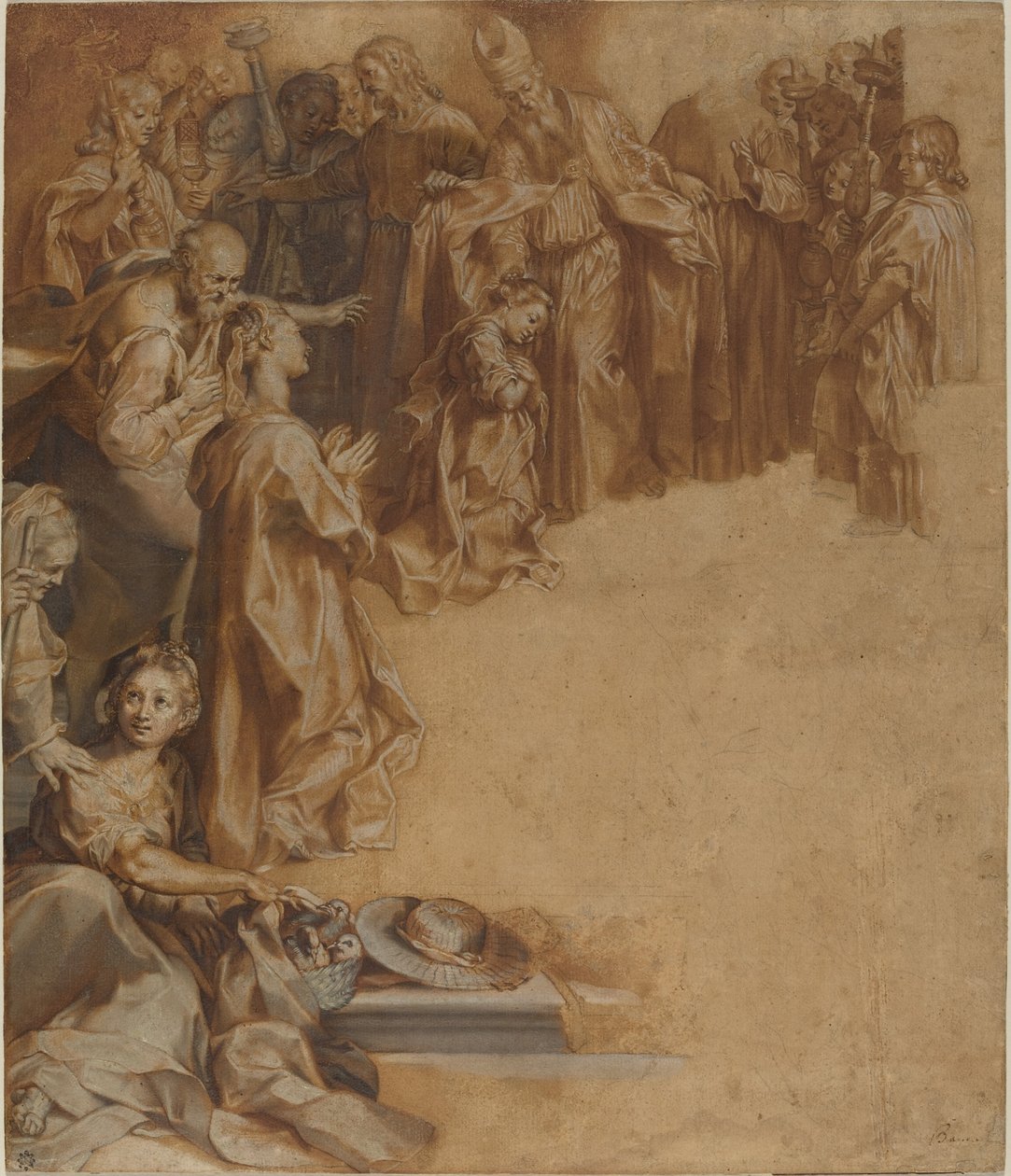 Die Darstellung der Jungfrau im Tempel von Federico Barocci