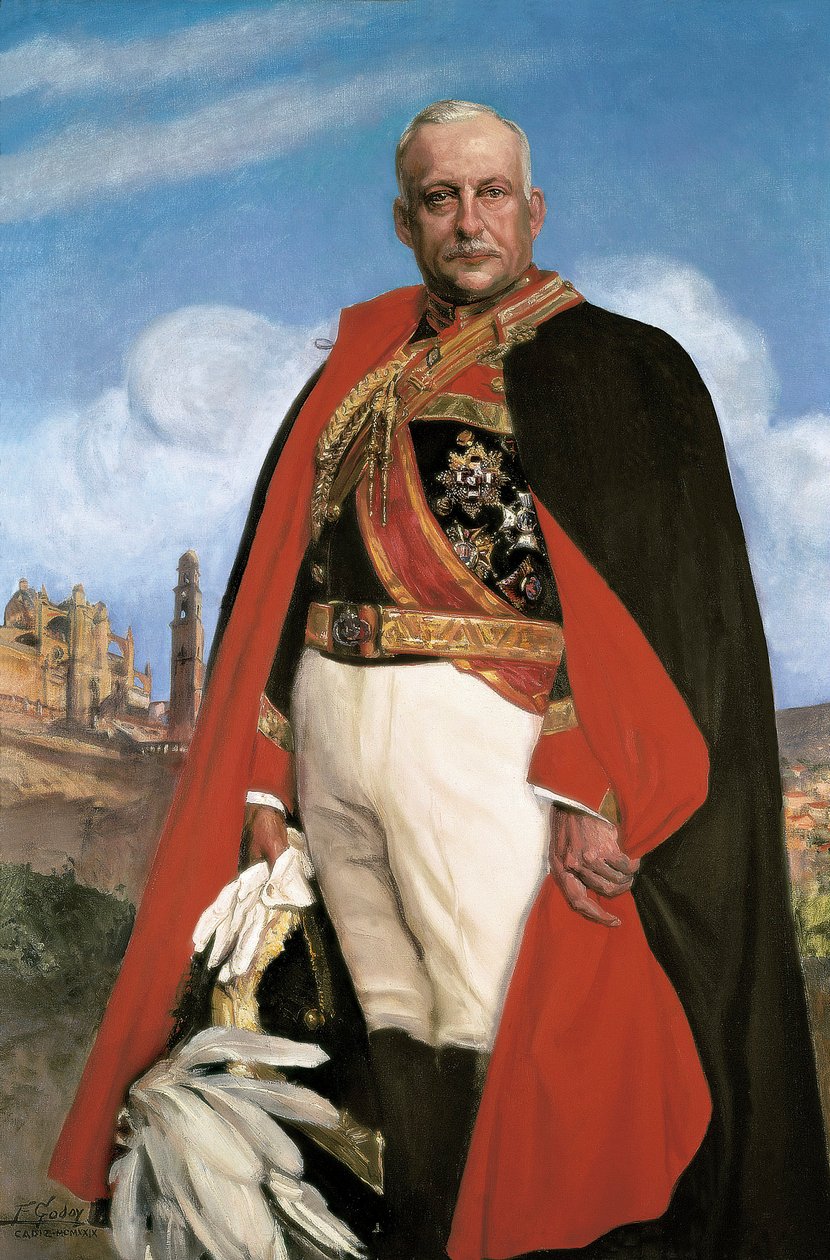 Porträt von Miguel Primo de Rivera (1870-1930), spanischer Militärpolitiker und Diktator zwischen 1923 und 1930 von Federico Godoy y Castro