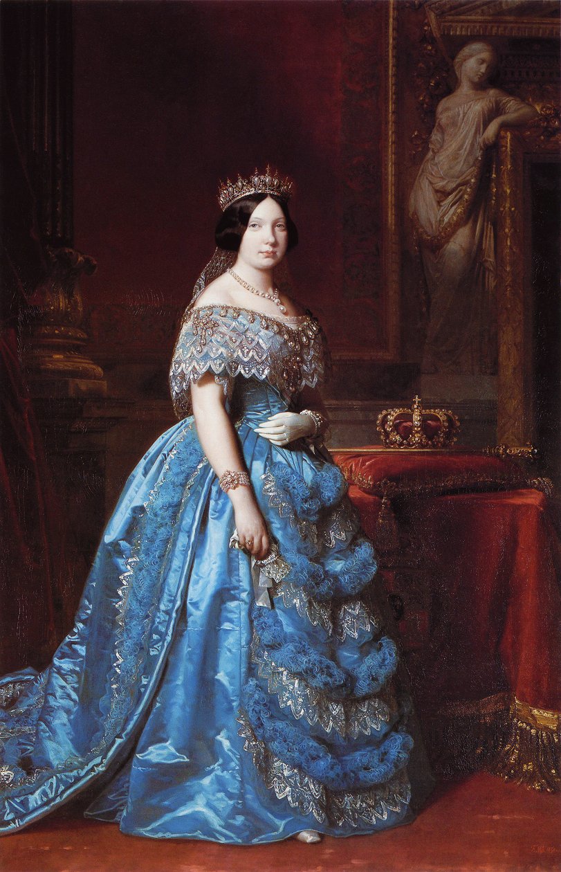 Porträt der Königin Isabella II. von Spanien von Federico de Madrazo y Kuntz
