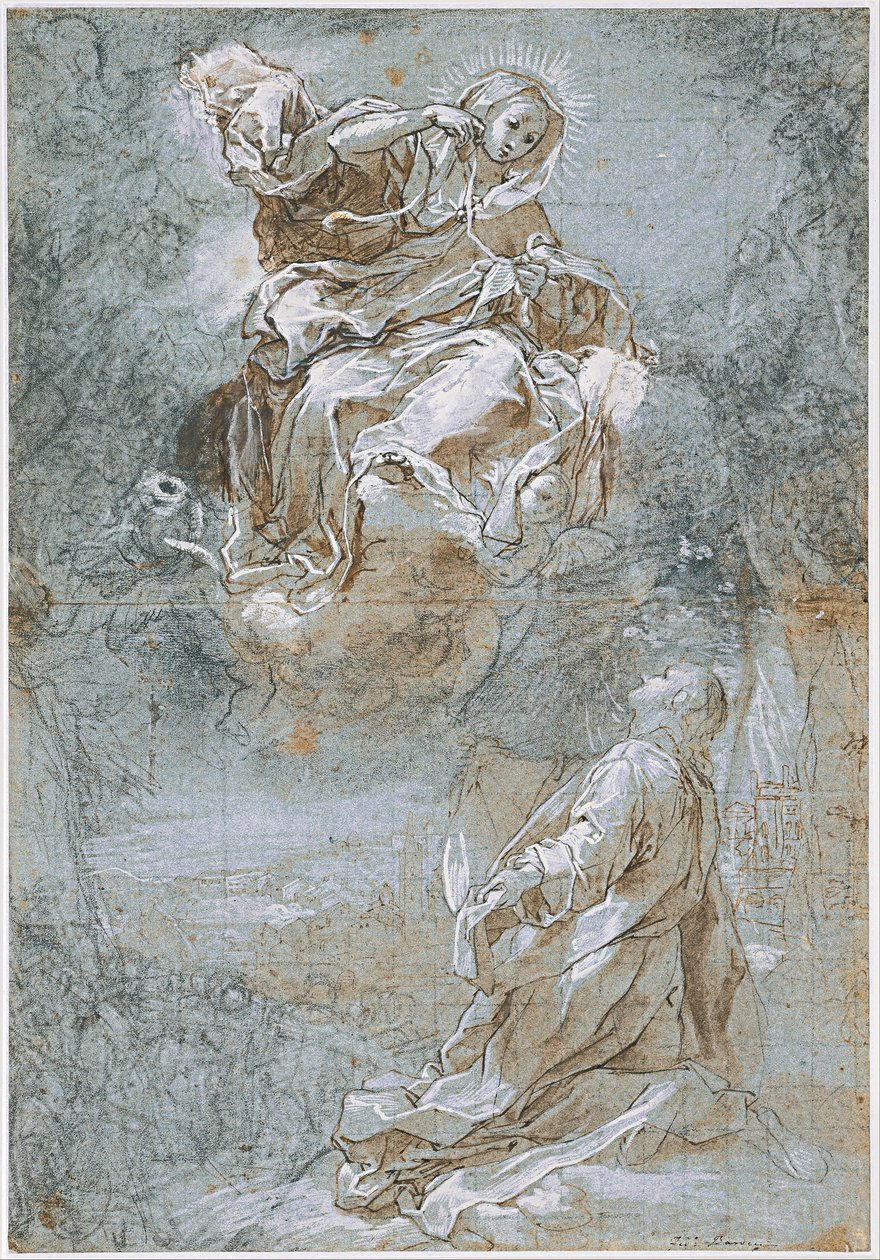 Das Wunder des Heiligen Gürtels, ca. 1600-1610 von Federigo Barocci