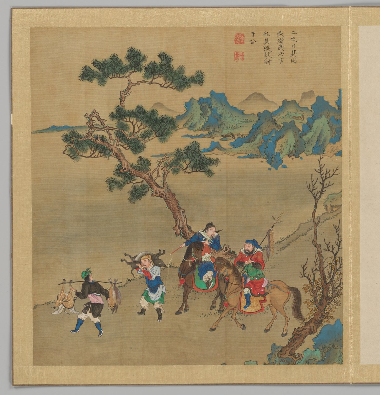 Oden des Staates Bin: Der siebte Monat, spätes 18. - frühes 19. Jahrhundert von Fei Qinghu (fl.late18th-early 19th century)