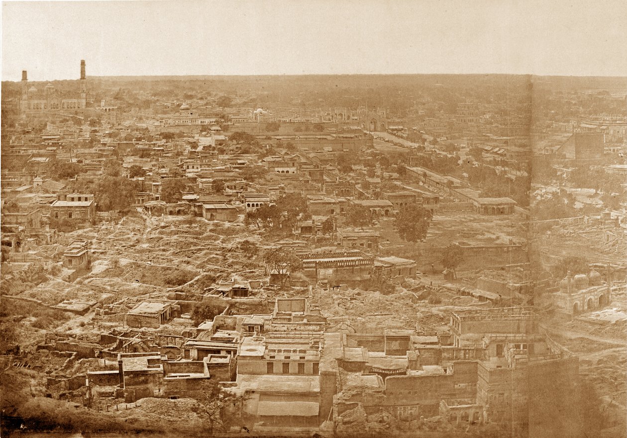 Panorama von MachiBoran, Lucknow von Felice Beato