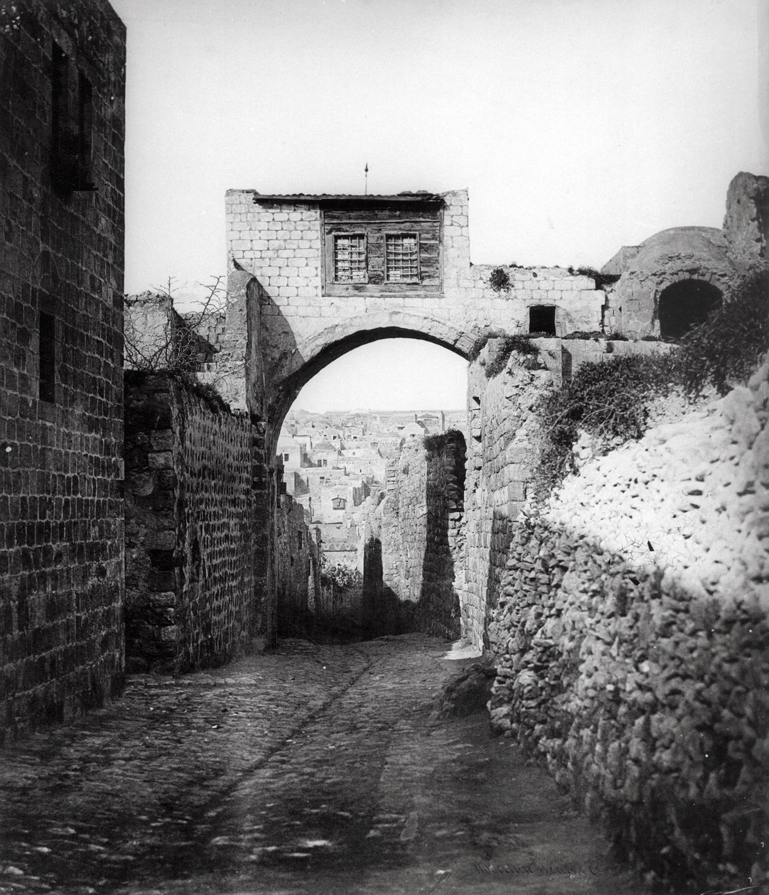 Ecce Homo Bogen, 1857 von Felice Beato
