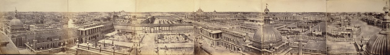 Panorama von Lucknow, aufgenommen vom Großen Imambara von Felice Beato