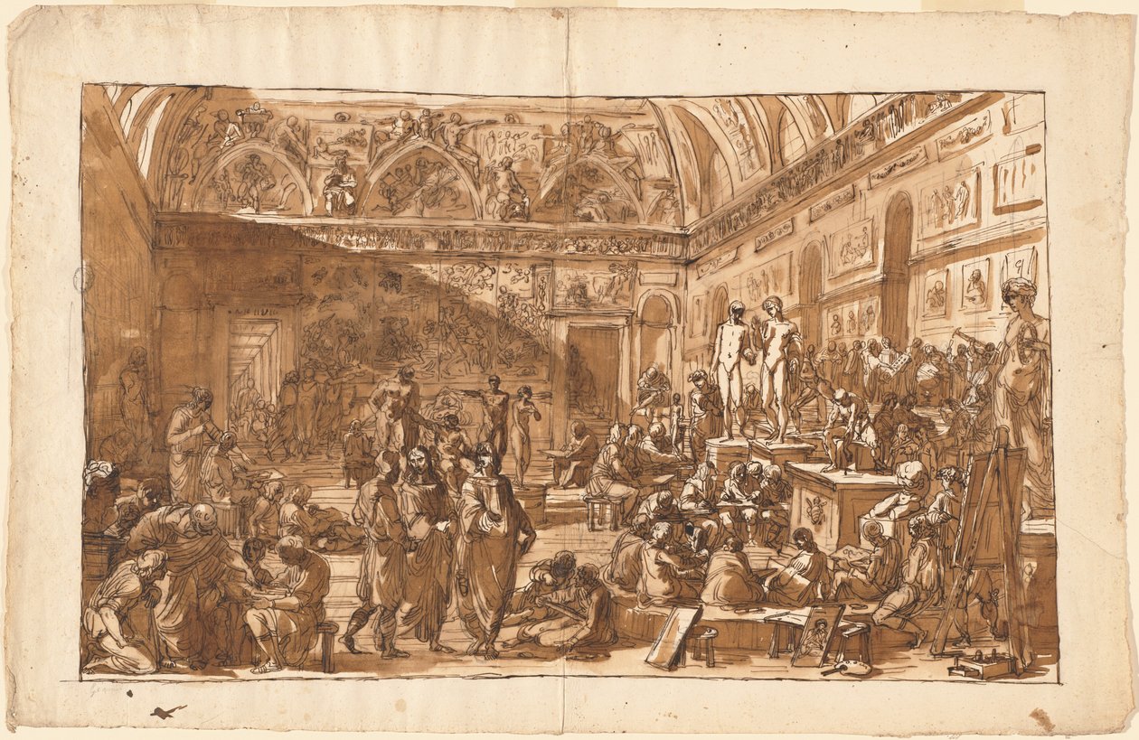 Die Schule von Rom von Felice Giani