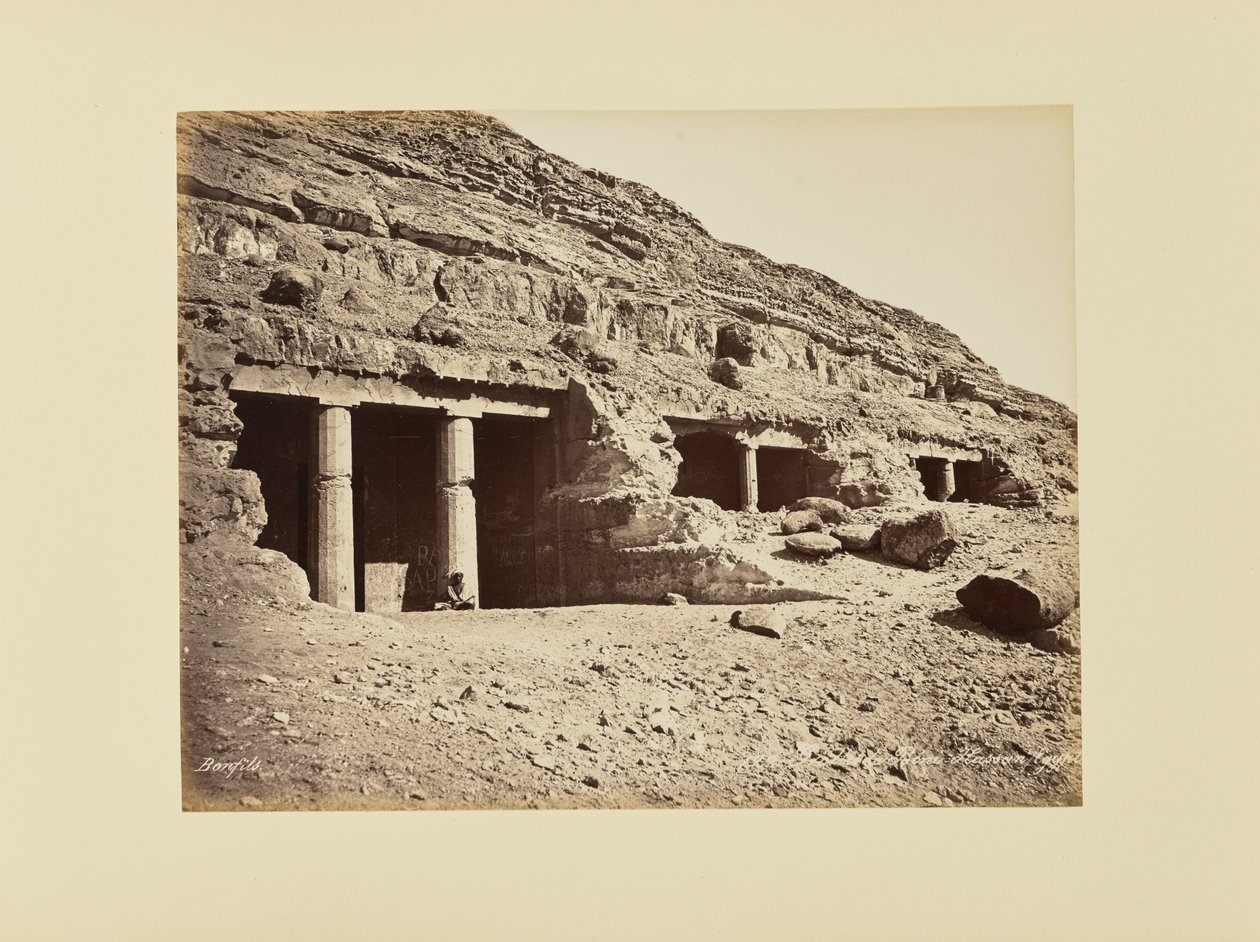 Grotte von Beni-Hassan, Ägypten von Félix Bonfils
