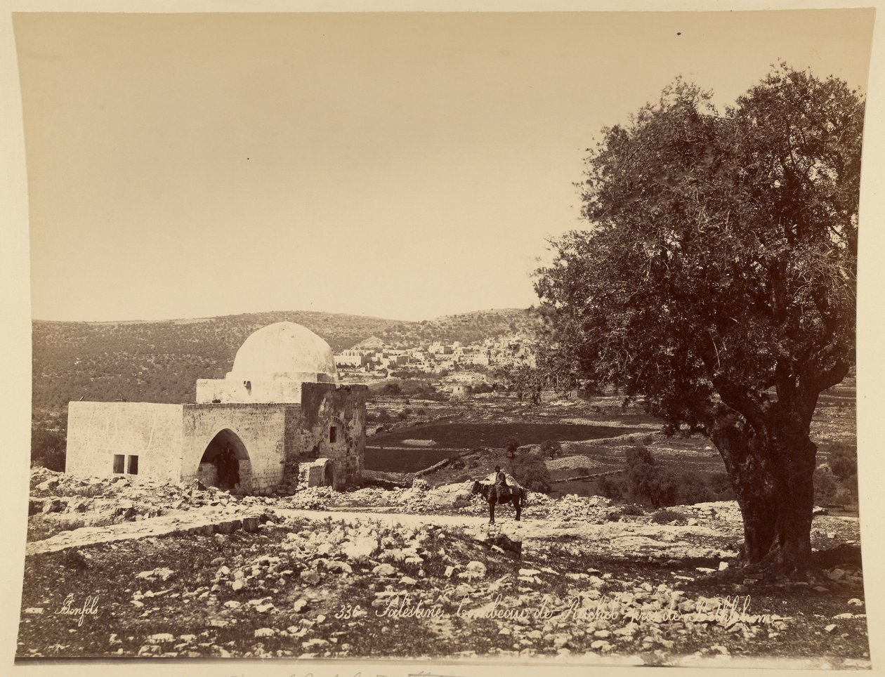 Palästina. Grab von Rachel, nahe Bethlehem von Félix Bonfils