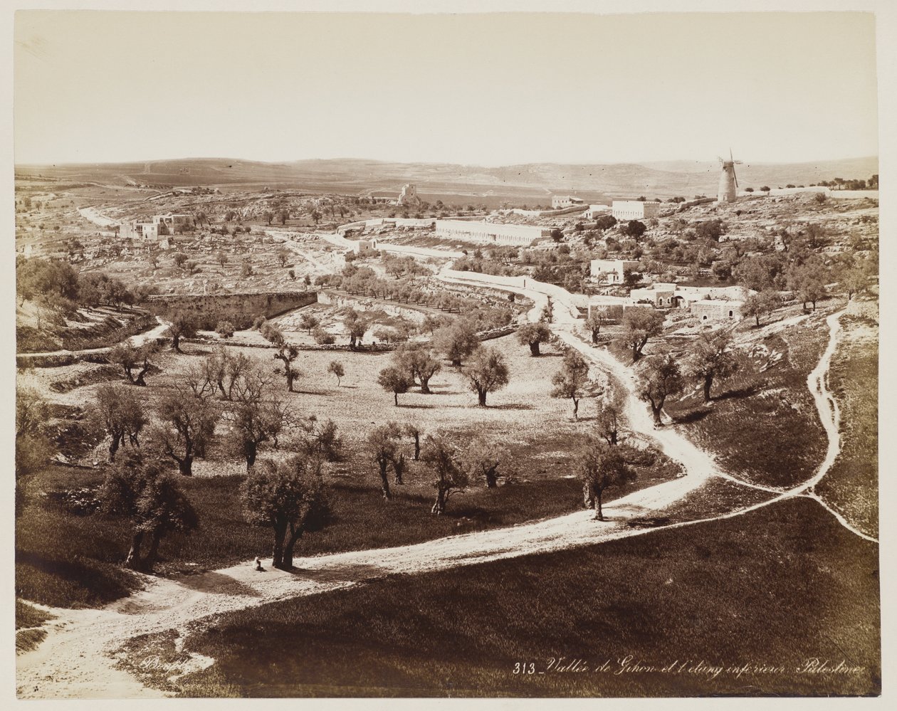 Tal von ... Palästina #313 von Félix Bonfils