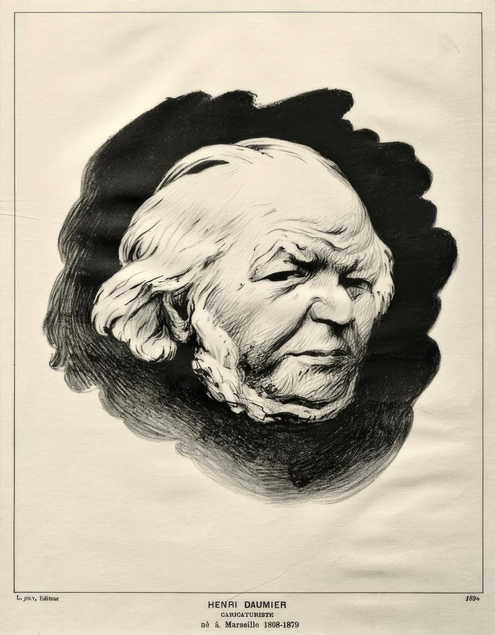 Bildnis Honoré Daumier von Felix Edouard Vallotton
