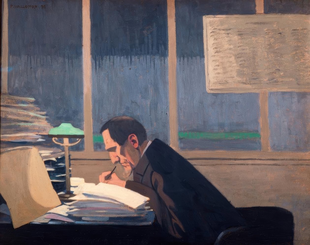 Felix Feneon bei der Revue Blanche von Felix Edouard Vallotton