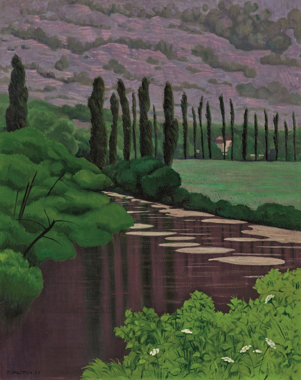 Landschaft bei Marcillac von Felix Edouard Vallotton