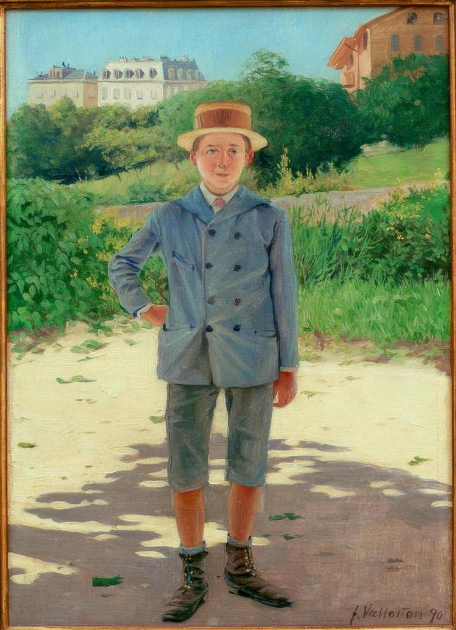 Porträt des jungen Delisle von Felix Edouard Vallotton