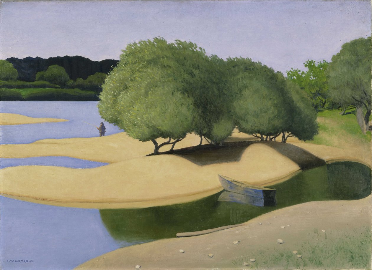 Sandbänke an der Loire, 1923 von Felix Edouard Vallotton