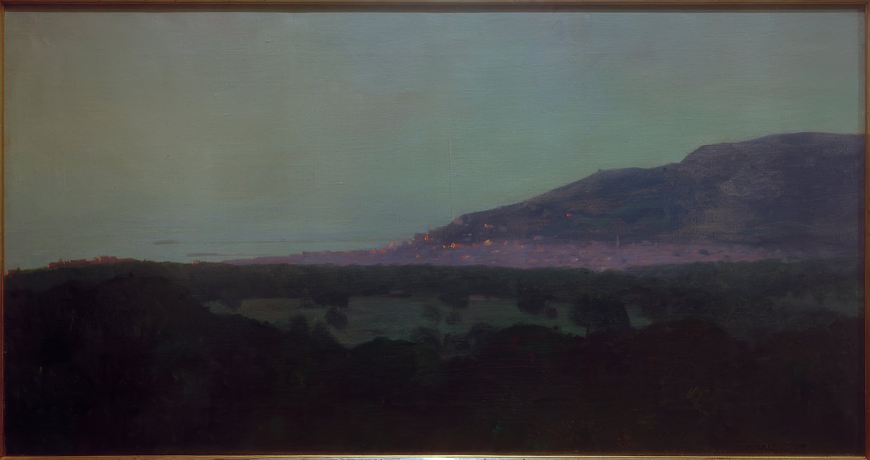 Trouville am Abend von Felix Edouard Vallotton