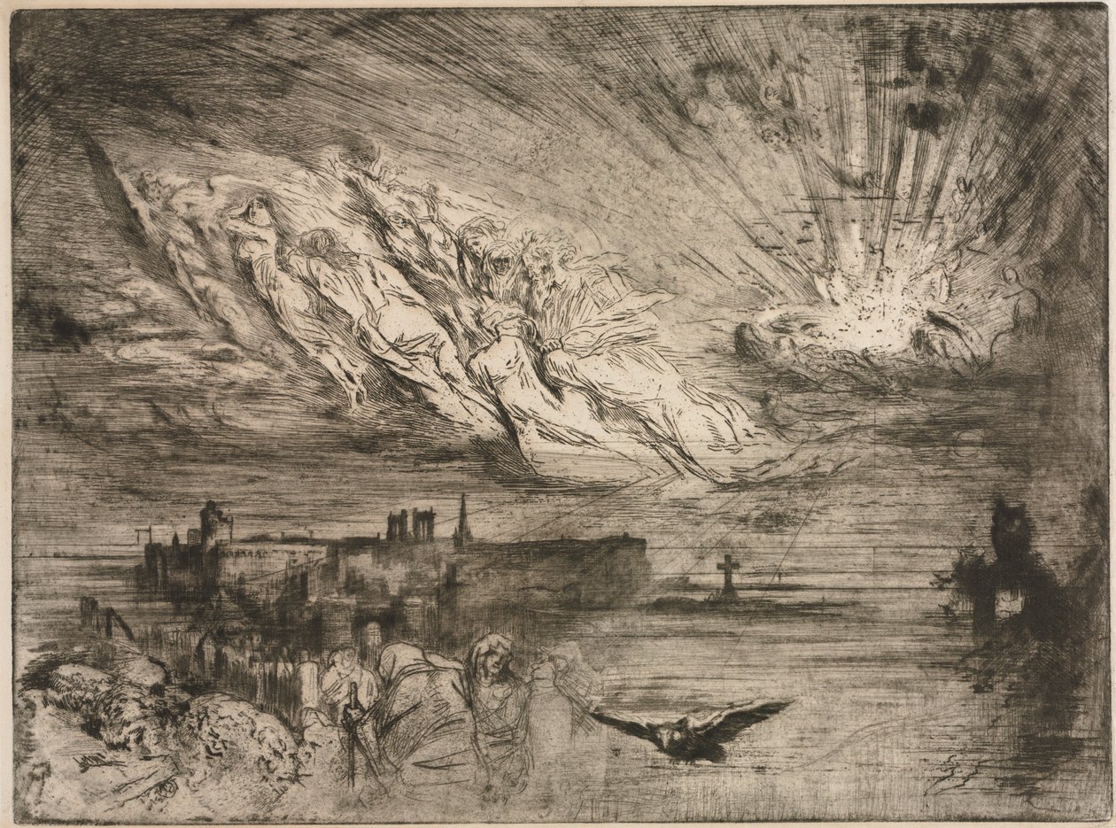 Die Geister aus den Städten der Toten von Felix Hilaire Buhot