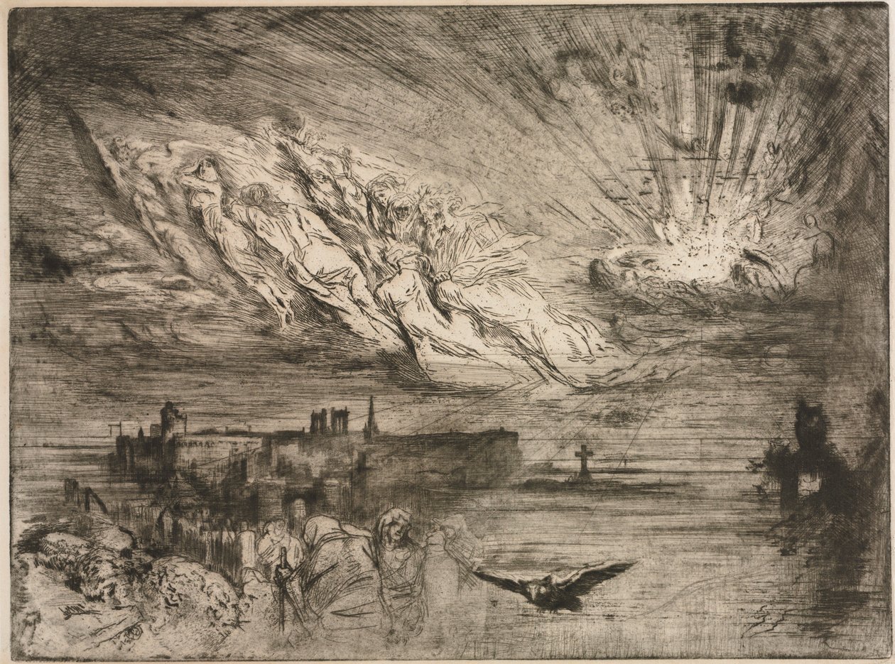 Die Geister aus den Städten der Toten, 1885 von Felix Hilaire Buhot