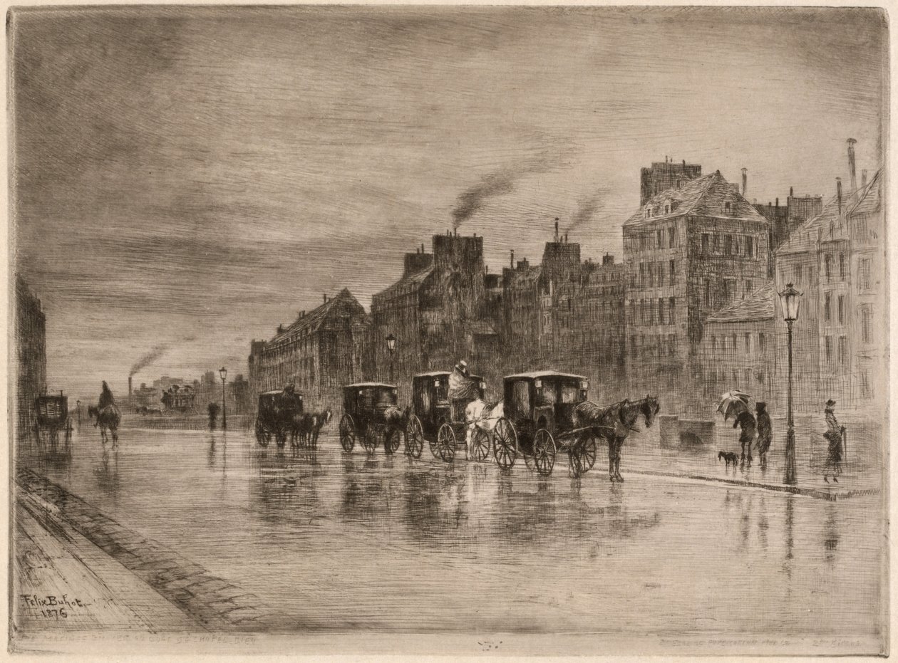 Wintermorgen am Quai de l