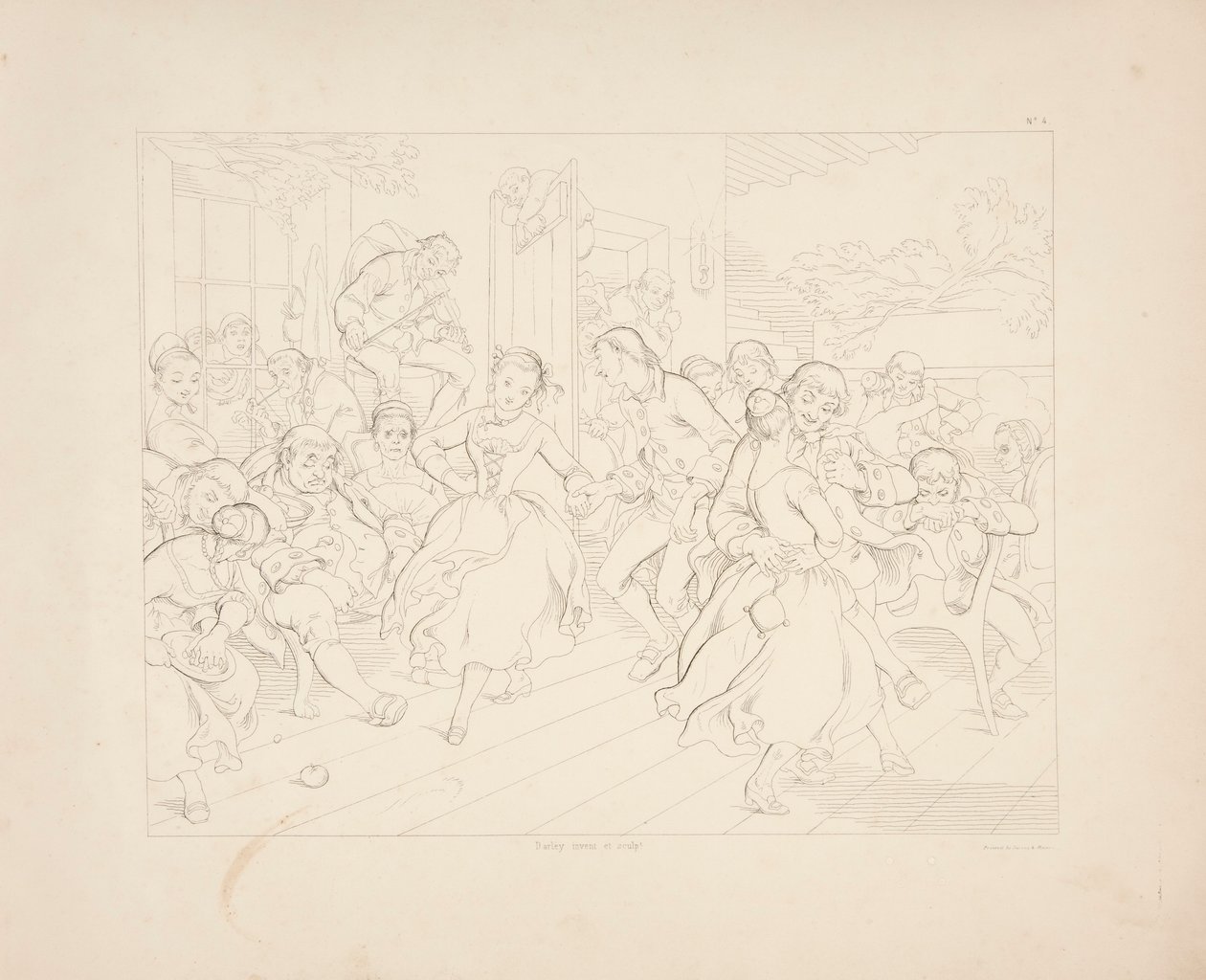 Die Legende von Sleepy Hollow, Blatt 4 von 6 von Felix O. C. Darley