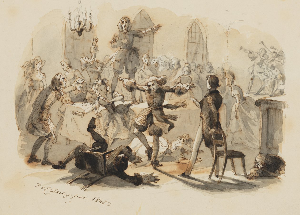 Eine ausgelassene Party von Felix Octavius Carr Darley