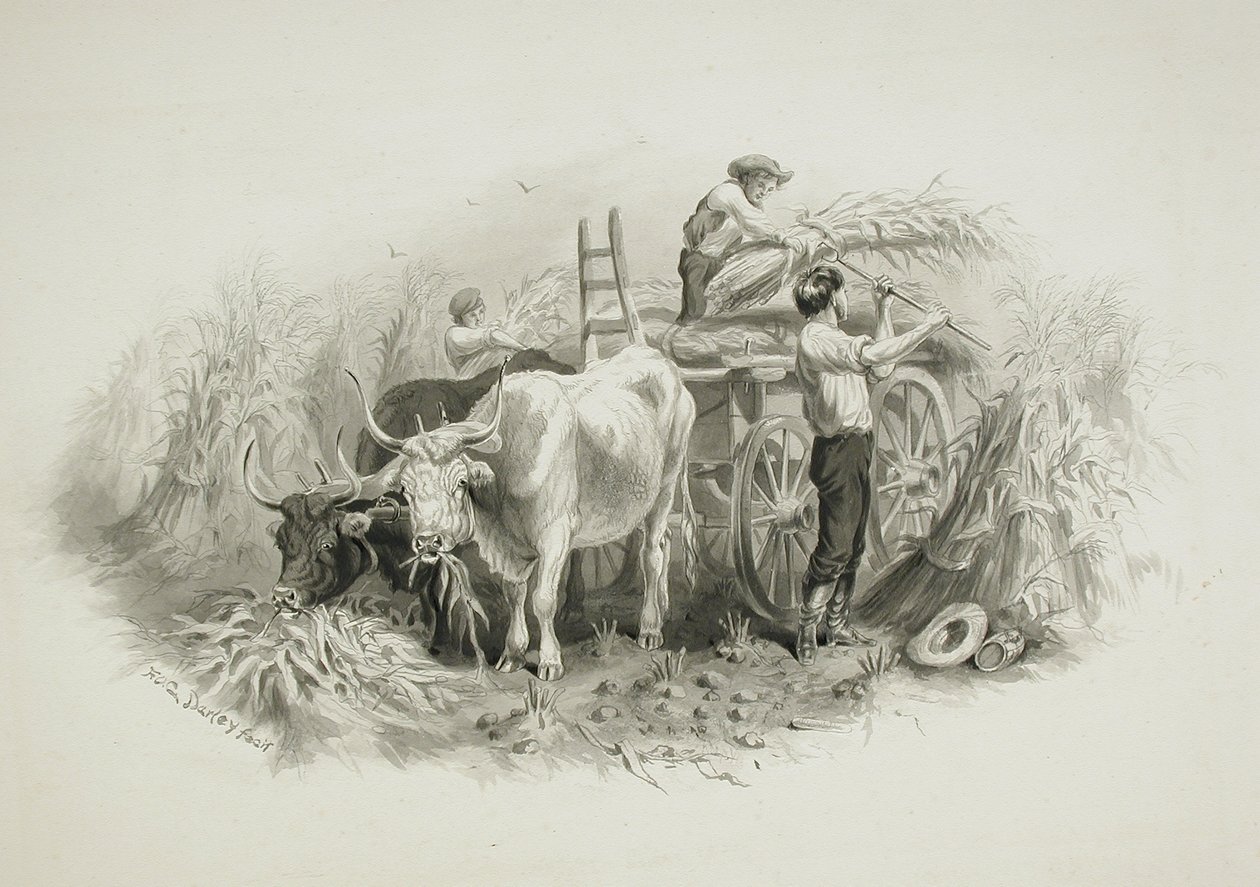Heuernte-Szene von Felix Octavius Carr Darley