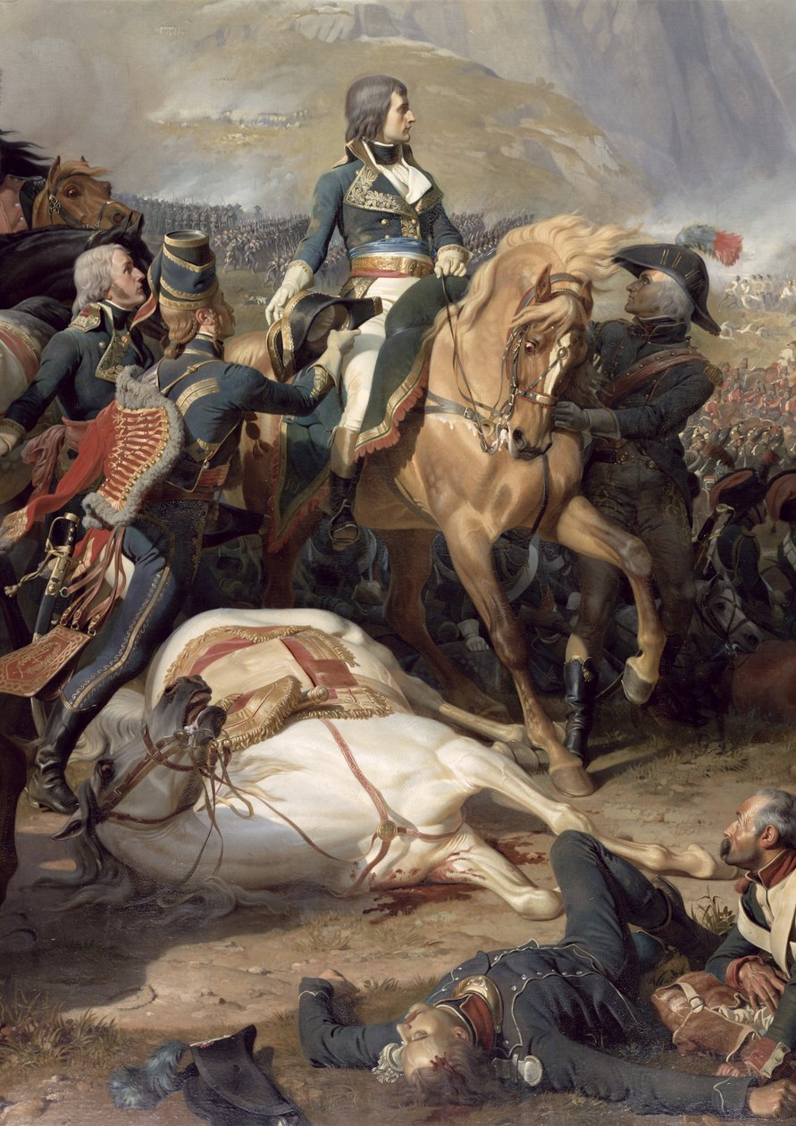 Die Schlacht von Rivoli (Detail) von Felix Philippoteaux