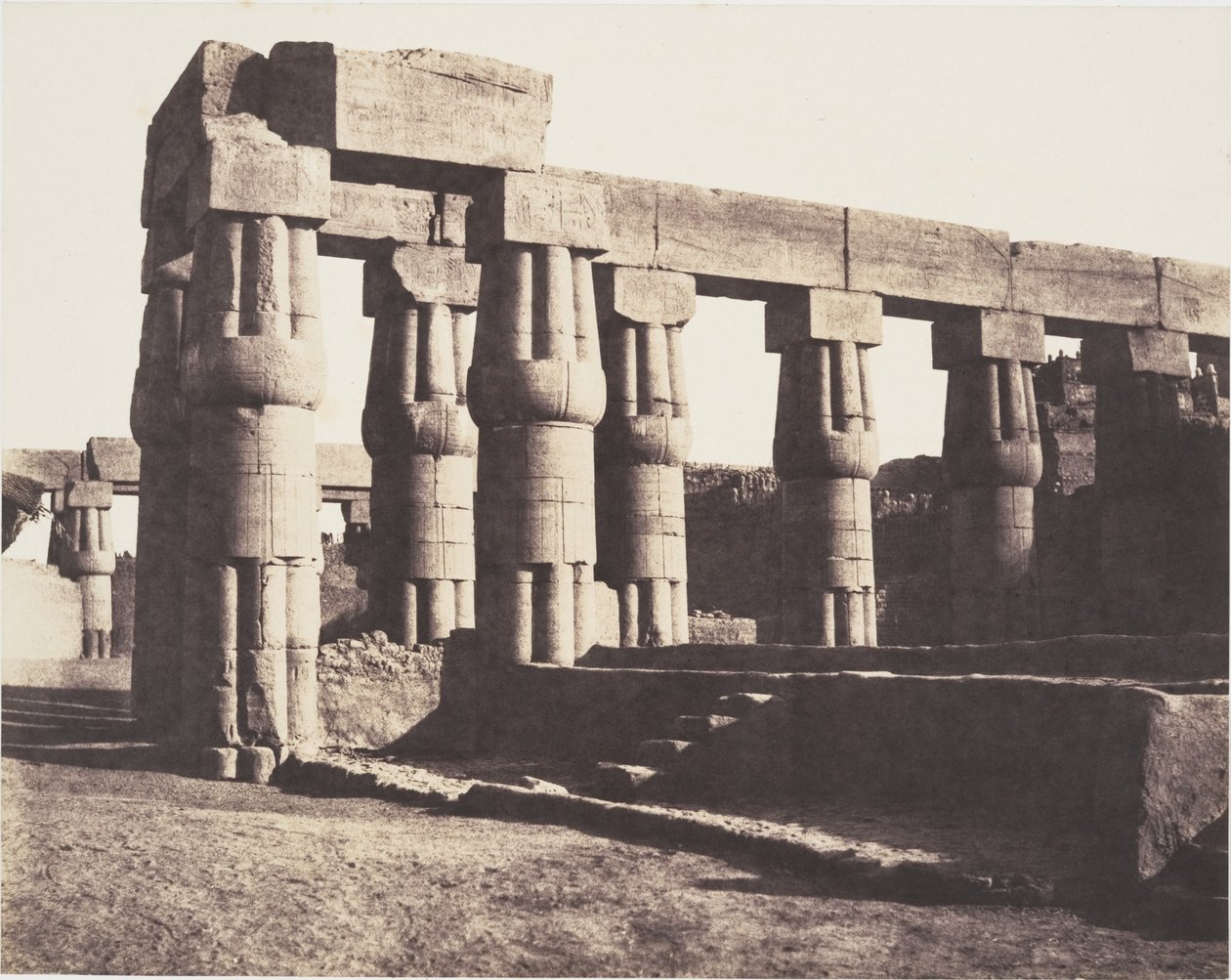 Luxor (Theben), Spätere Konstruktion - Galerien - Parallel von Félix Teynard
