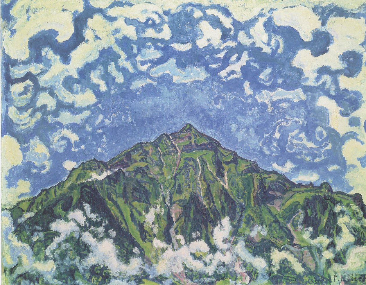 Der Niesen von Ferdinand Hodler