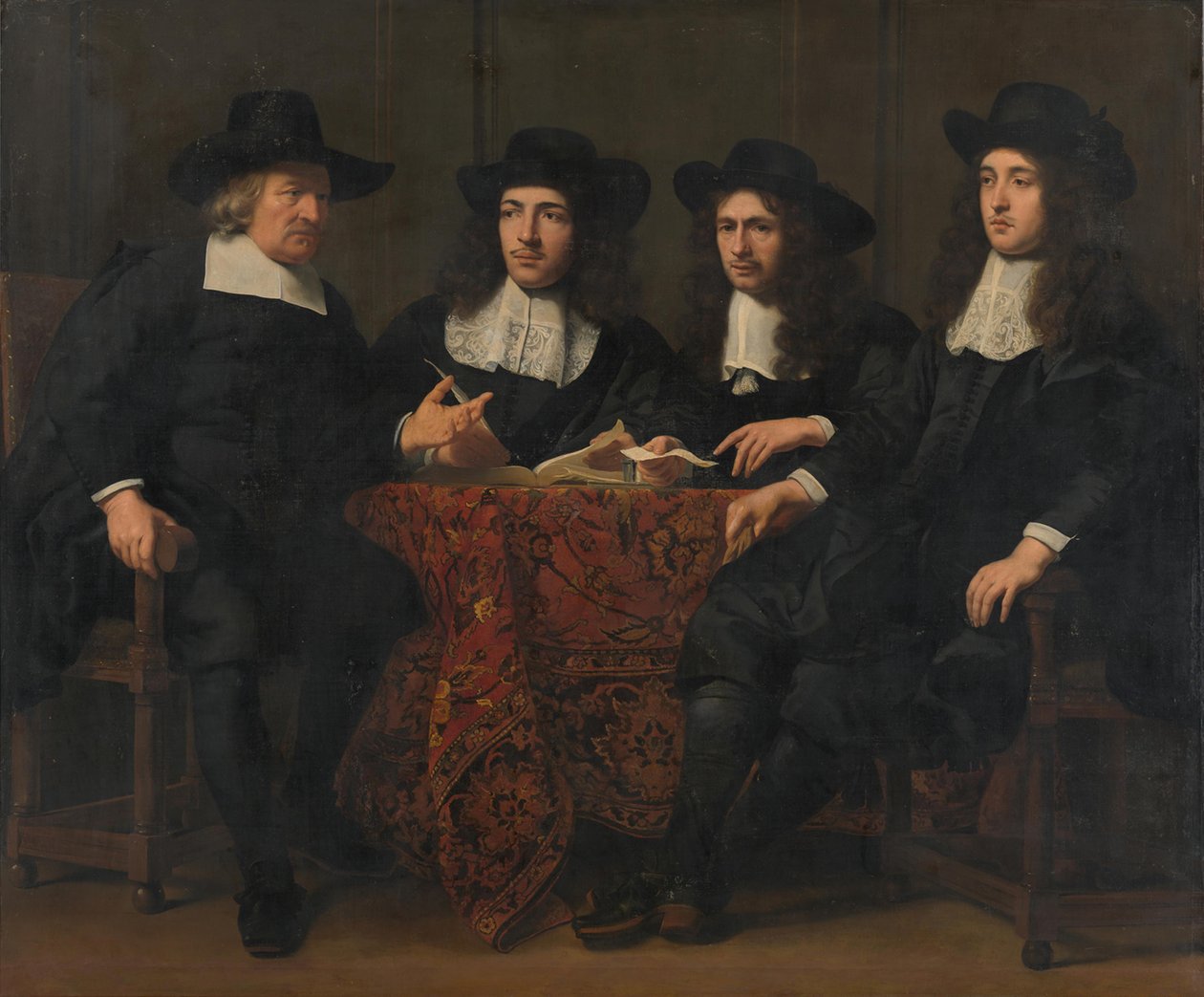 Die Regenten des Leprosenhauses von Ferdinand Bol