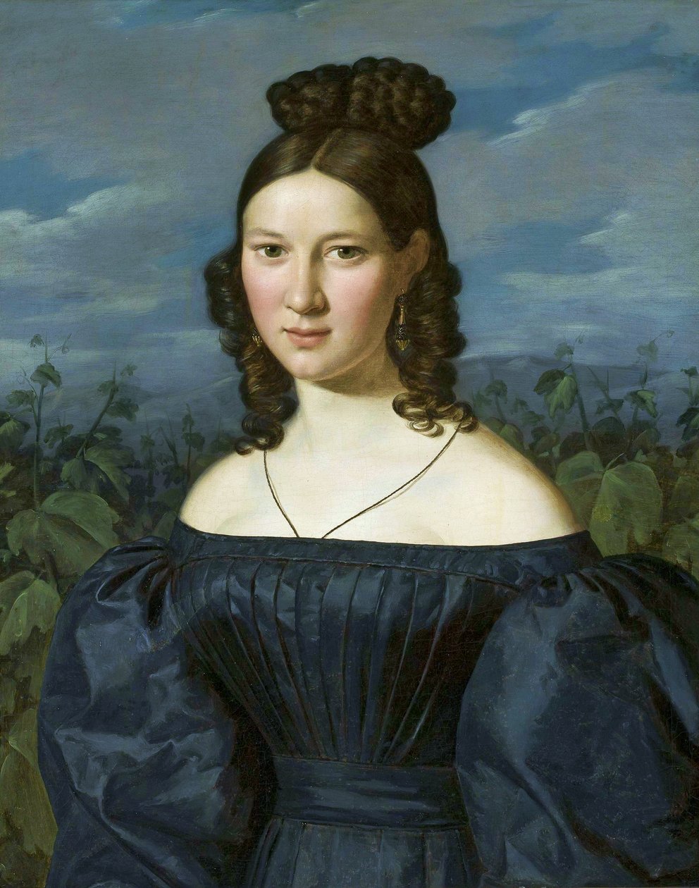 Porträt einer jungen Frau von Ferdinand Georg Waldmuller