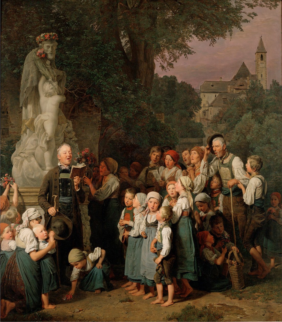 Die Verehrung des Heiligen Johannes von Ferdinand Georg Waldmuller