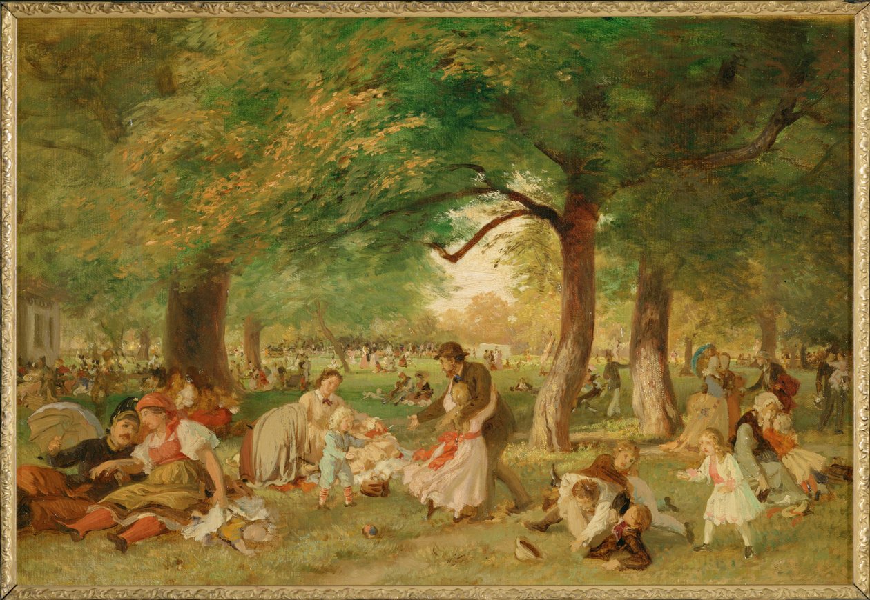 Nachmittag im Prater von Ferdinand Julius Wilhelm Laufberger