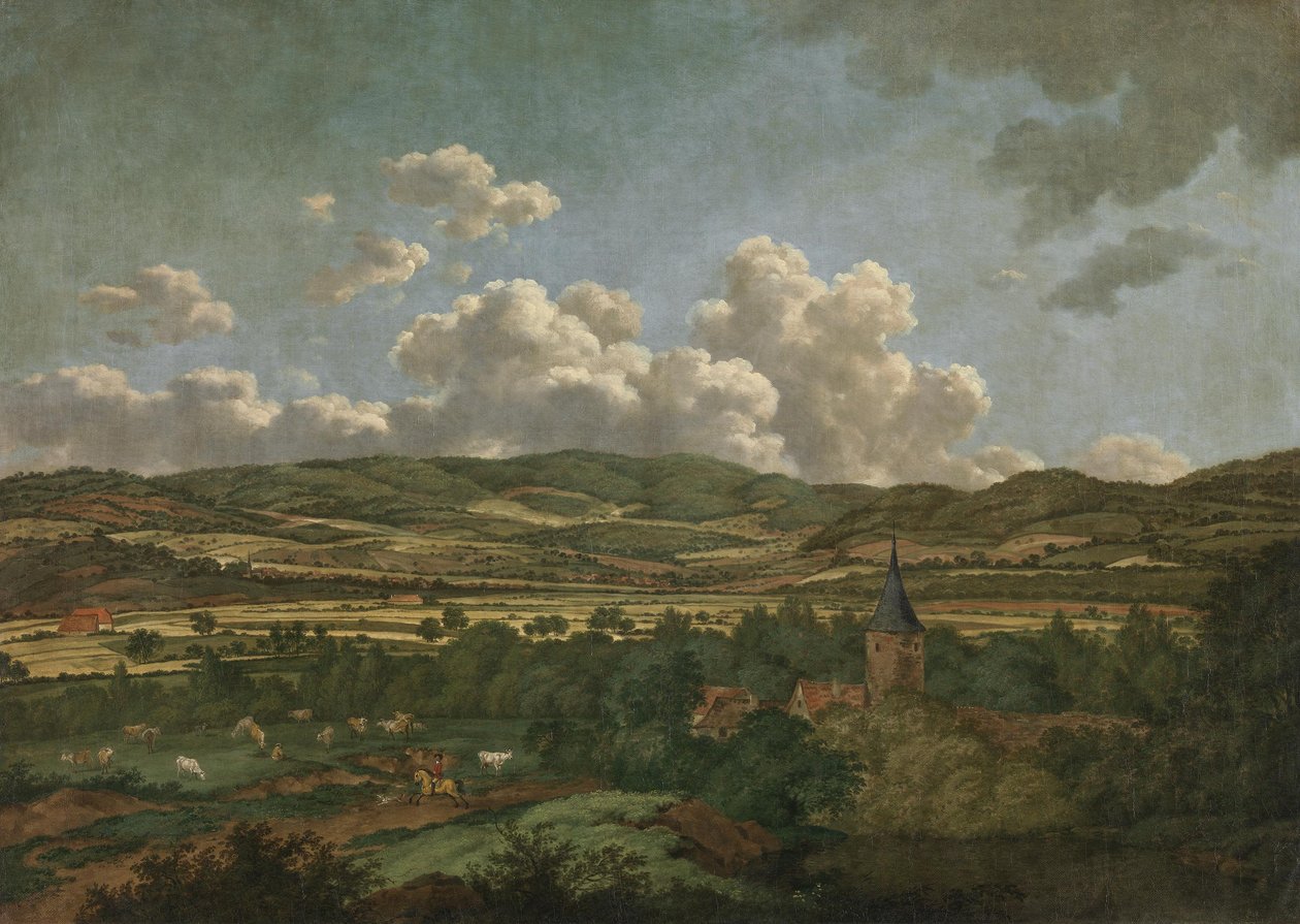 Blick nach Goldbach und Hösbach (Aschaffenburger Zyklus) von Ferdinand Kobell