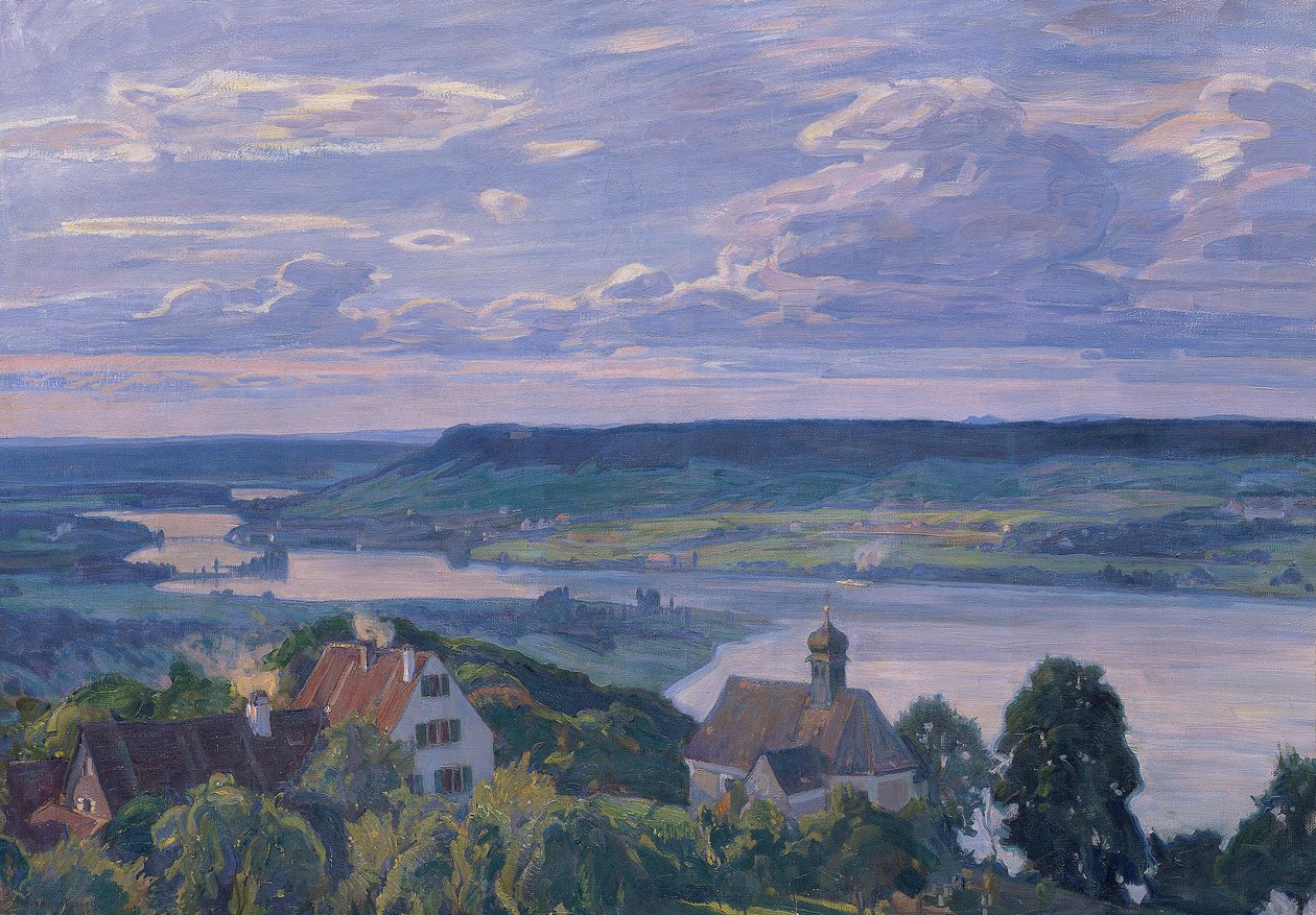 Klingenzell am Rhein von Ferdinand Kruis
