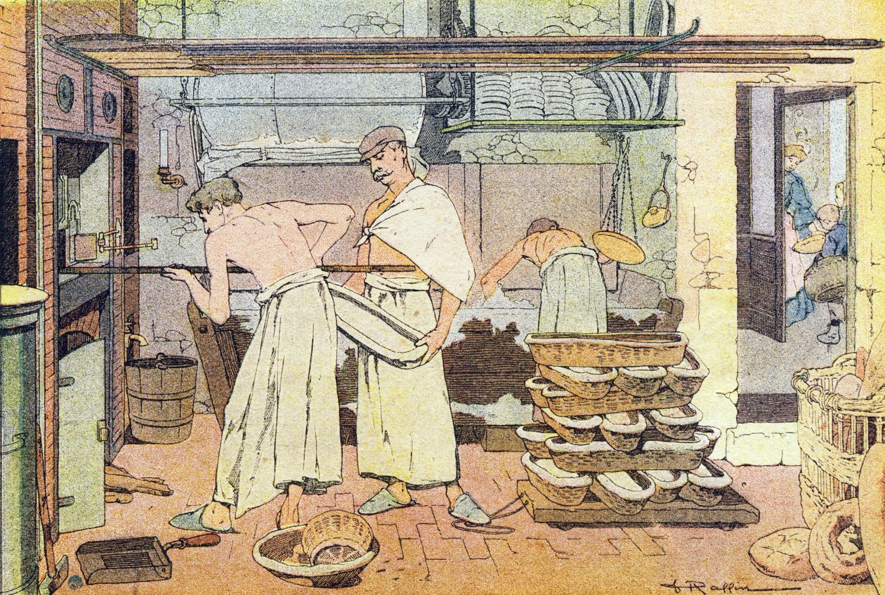Der Bäcker, in Imagier de l