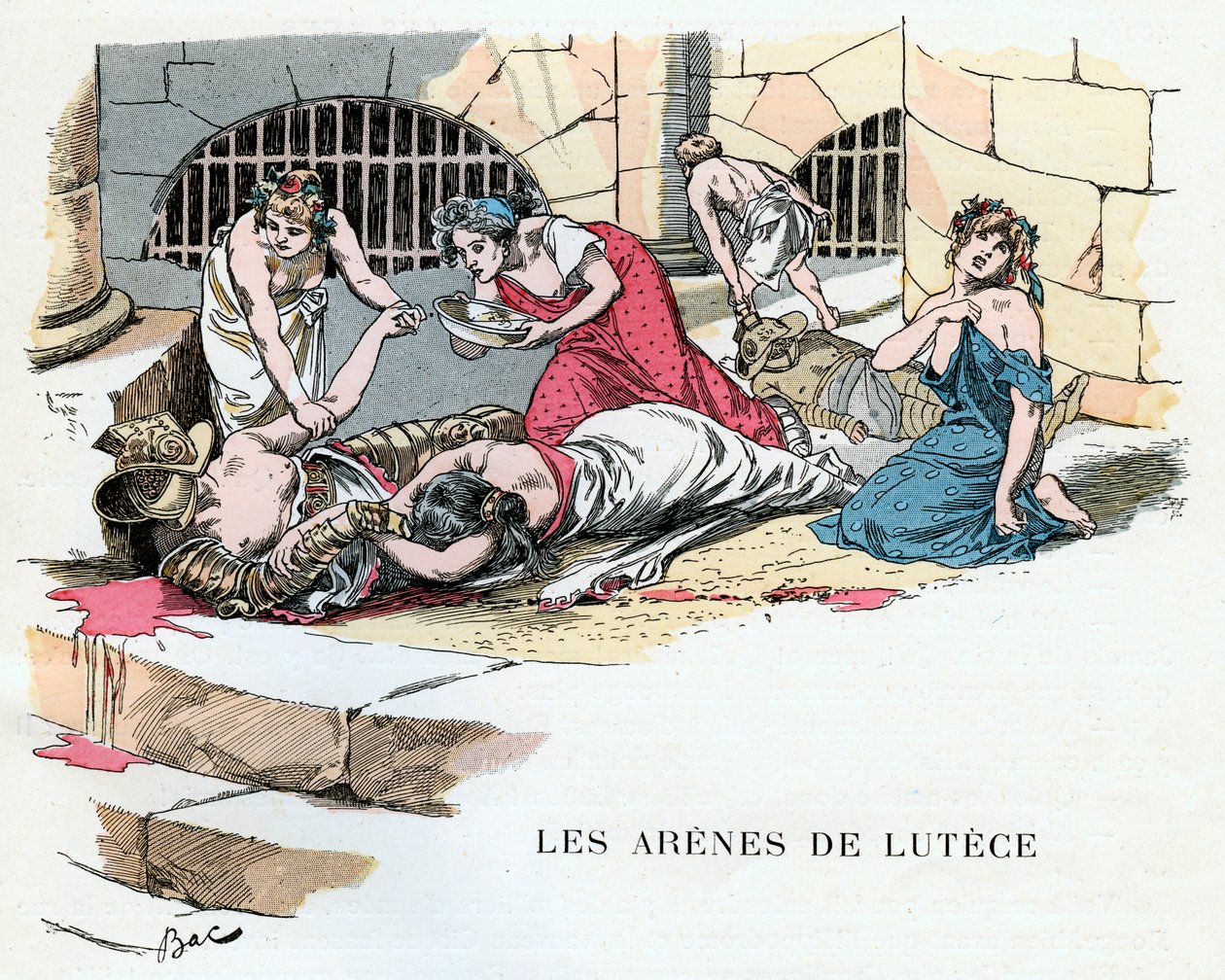 Die Arenen von Lutetia, ca. 1870-1950 von Ferdinand Sigismund Bac