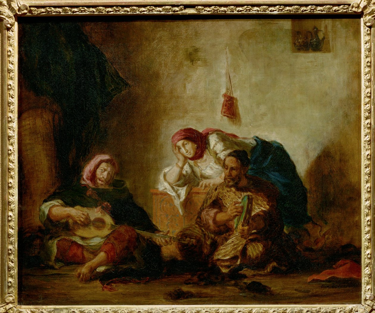 Jüdische Musiker von Mogador von Ferdinand Victor Eugene Delacroix