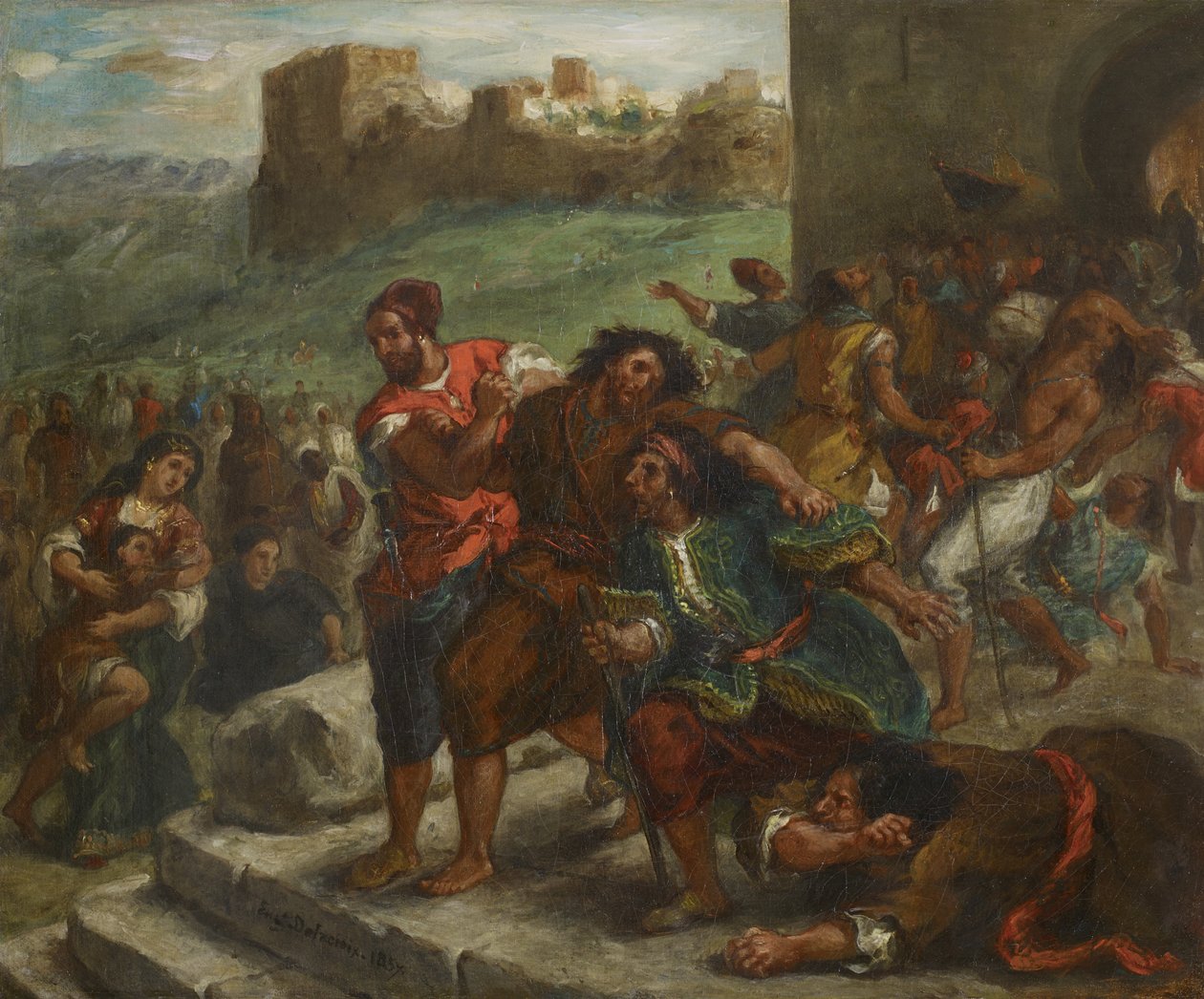 Die Fanatiker von Tanger von Ferdinand Victor Eugene Delacroix