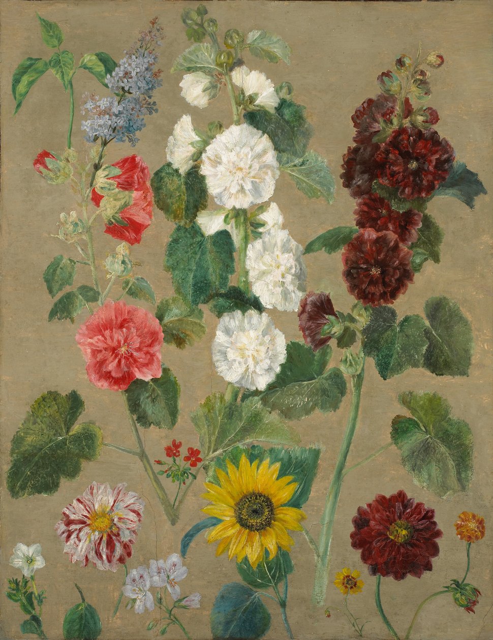 Ohne Titel (Blumen) von Ferdinand Victor Eugene Delacroix