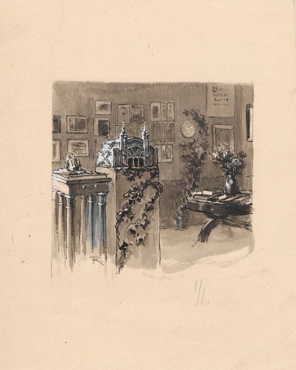 Abteilung für angewandte Kunst auf der Ausstellung in Minsk von Ferdynand Ruszczyc