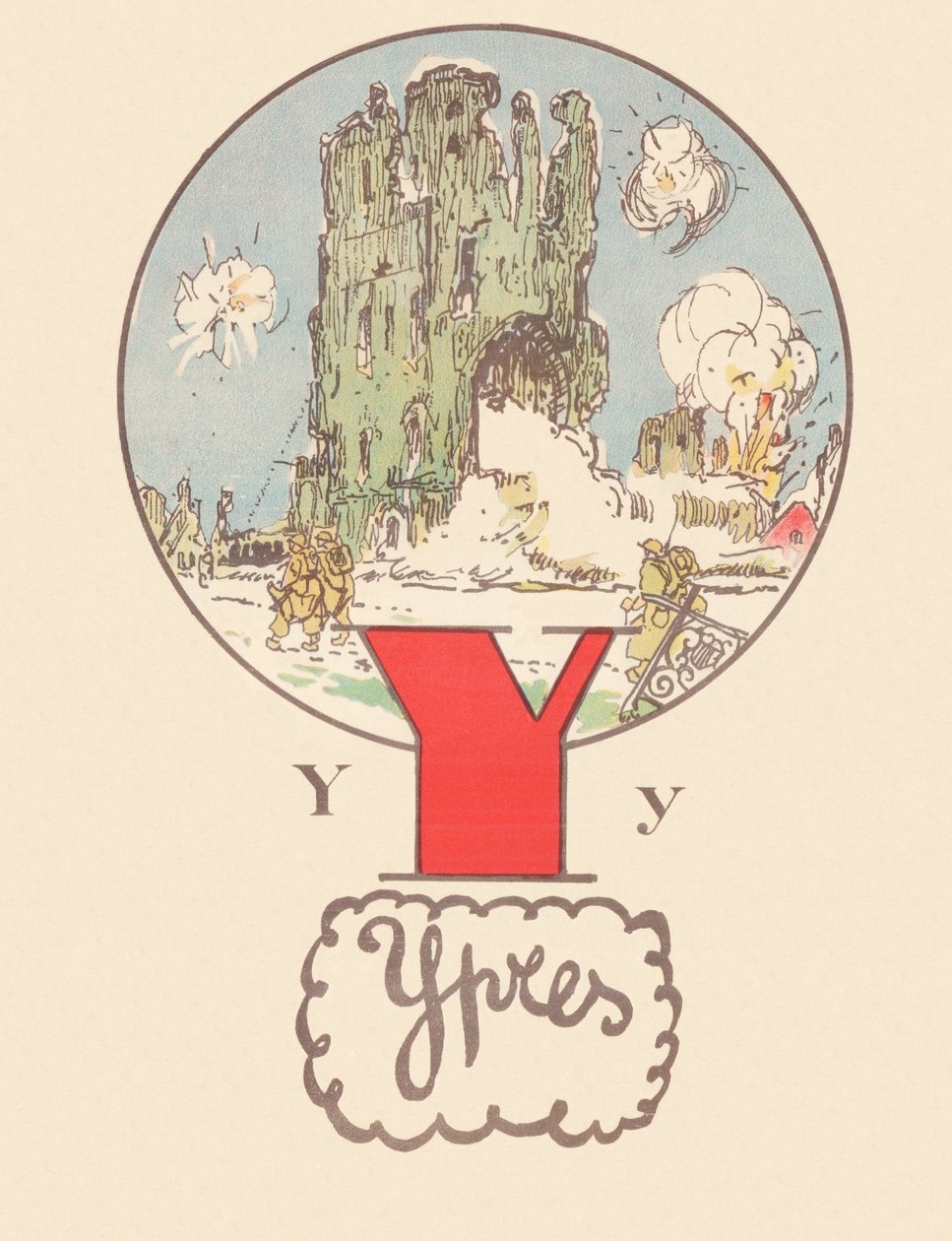 Ypern, Belgien von Fernand Allard L