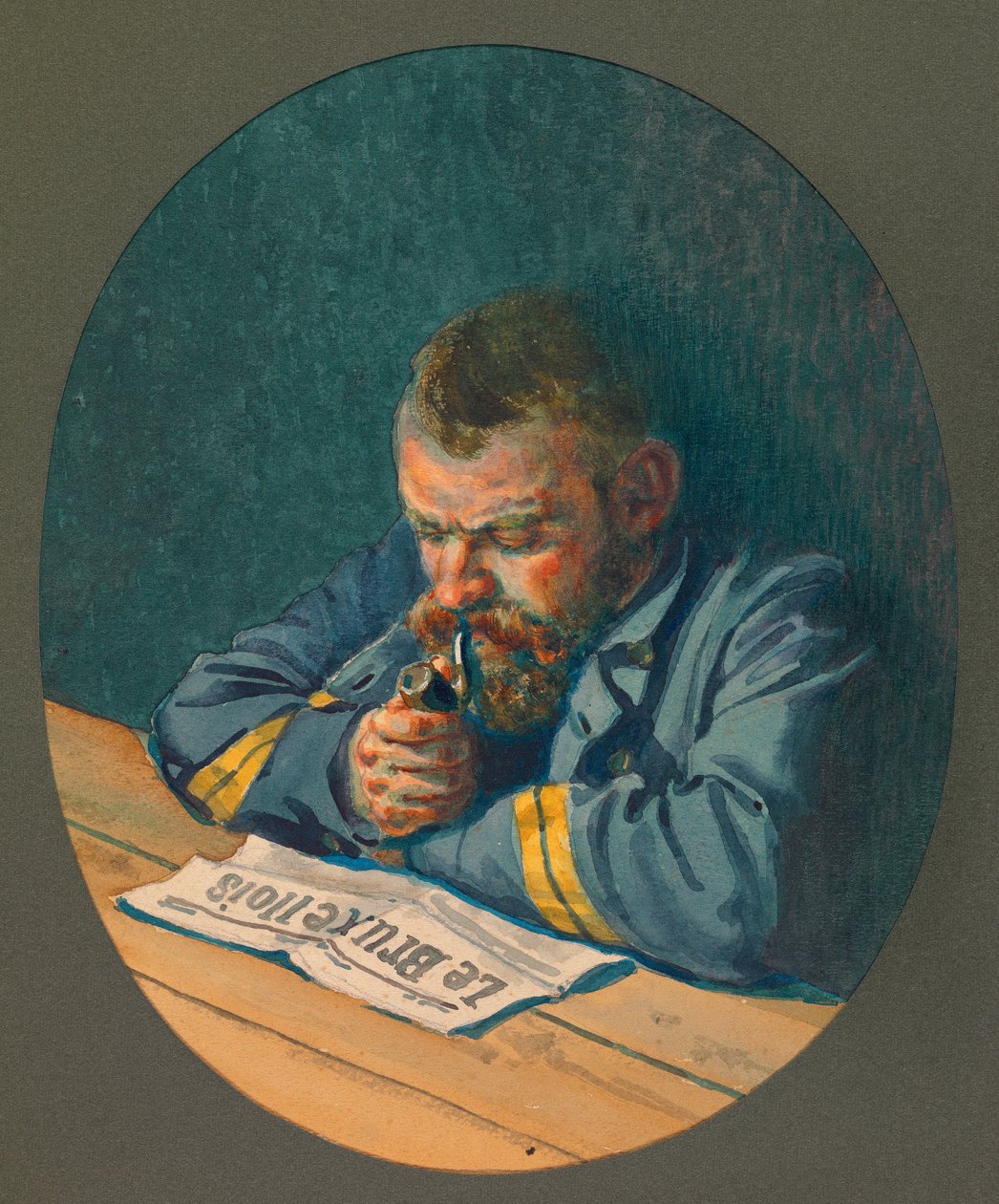 Mein Freund Liard, das Lesen des Bruxellois in Gustrow von Fernand Barbier