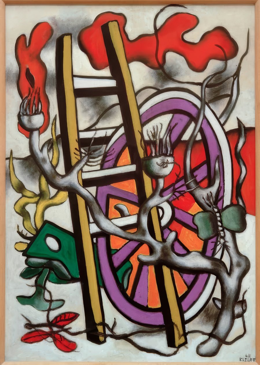 Der Schmetterling auf dem Rad von Fernand Leger