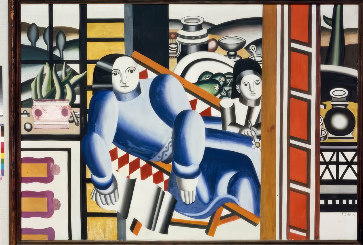 Frau mit Kind von Fernand Leger