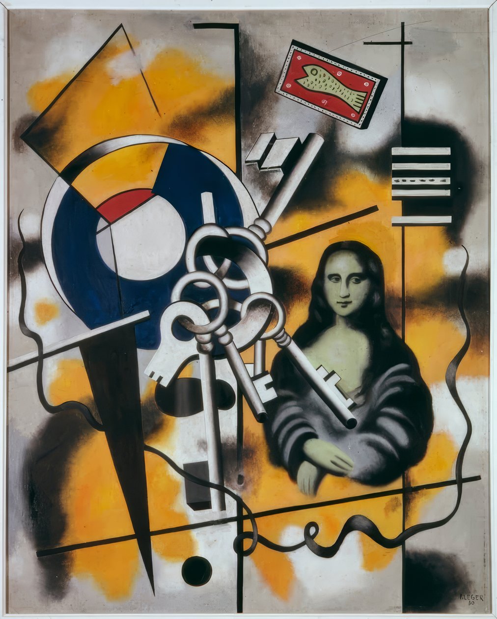 La Joconde aux clés oder Mona Lisa von Fernand Leger