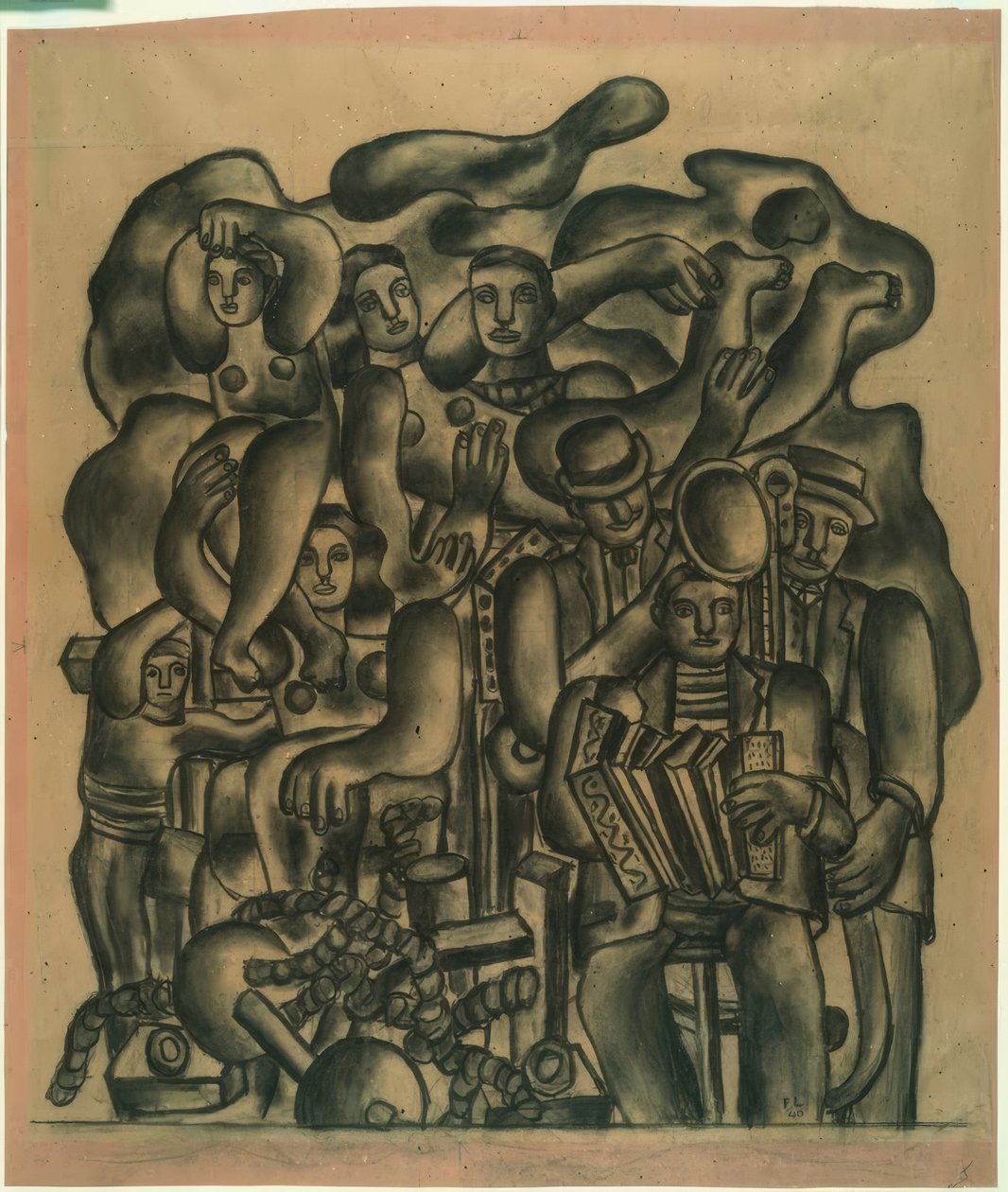 Die Gaukler von Fernand Leger